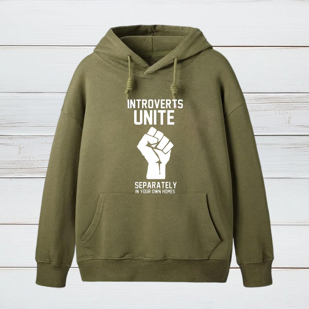 Introverts Unite Inkestyle Hoodie