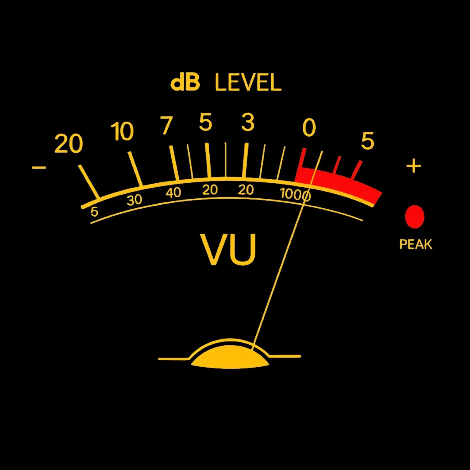 Volume VU Meter Vintage Hoodie