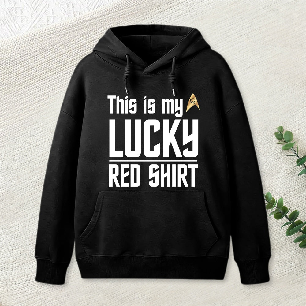 The Original Series This Is My Lucky Red Shirt Inkestyle Hoodie