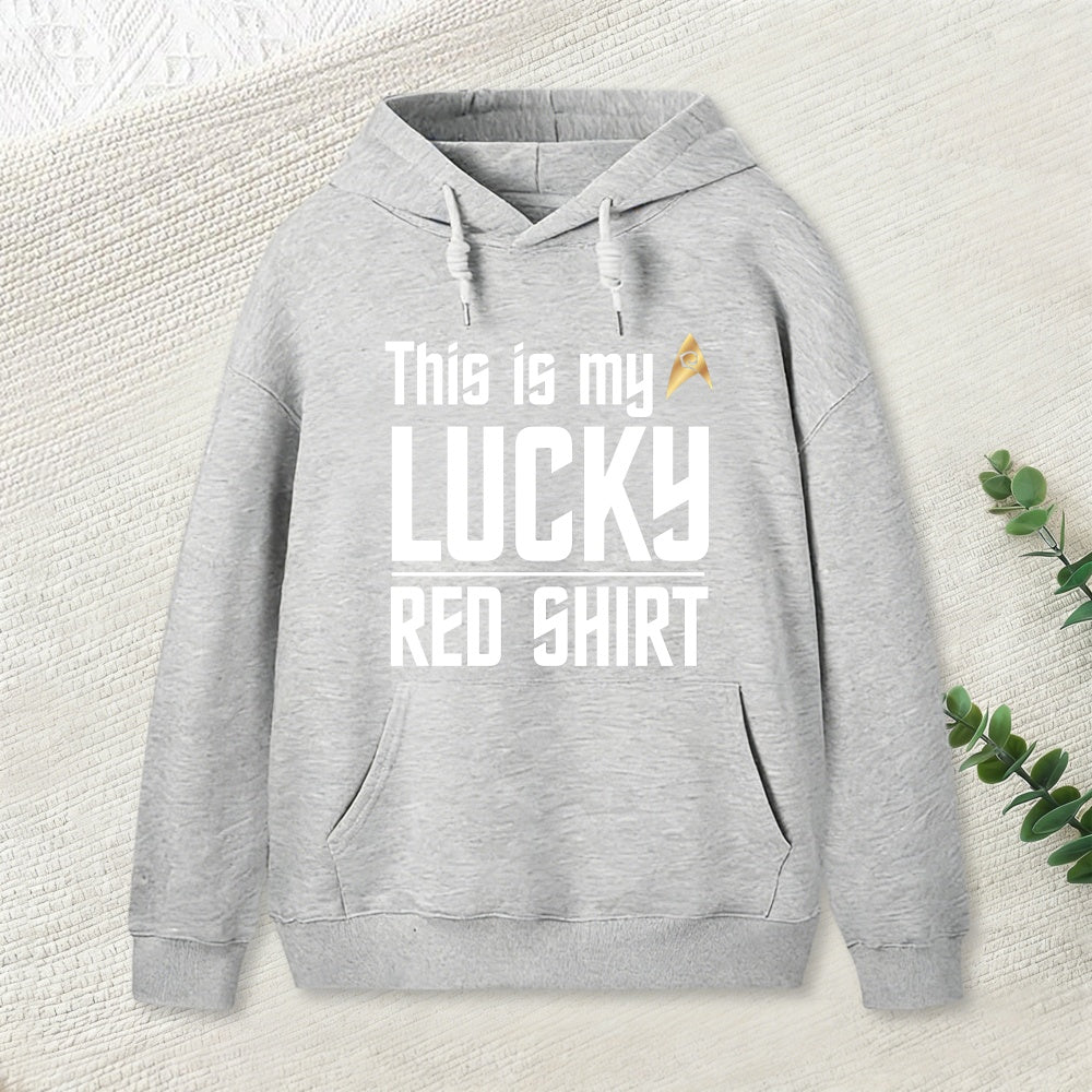 The Original Series This Is My Lucky Red Shirt Inkestyle Hoodie