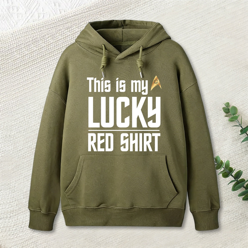 The Original Series This Is My Lucky Red Shirt Inkestyle Hoodie
