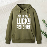 The Original Series This Is My Lucky Red Shirt Inkestyle Hoodie