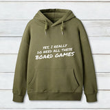 Yes I Really Do Need All These Board Games Inkestyle Hoodie