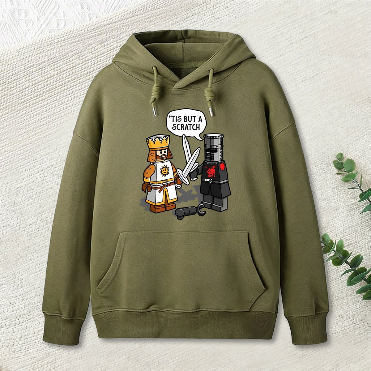 King Vs Knight Geek Hoodie