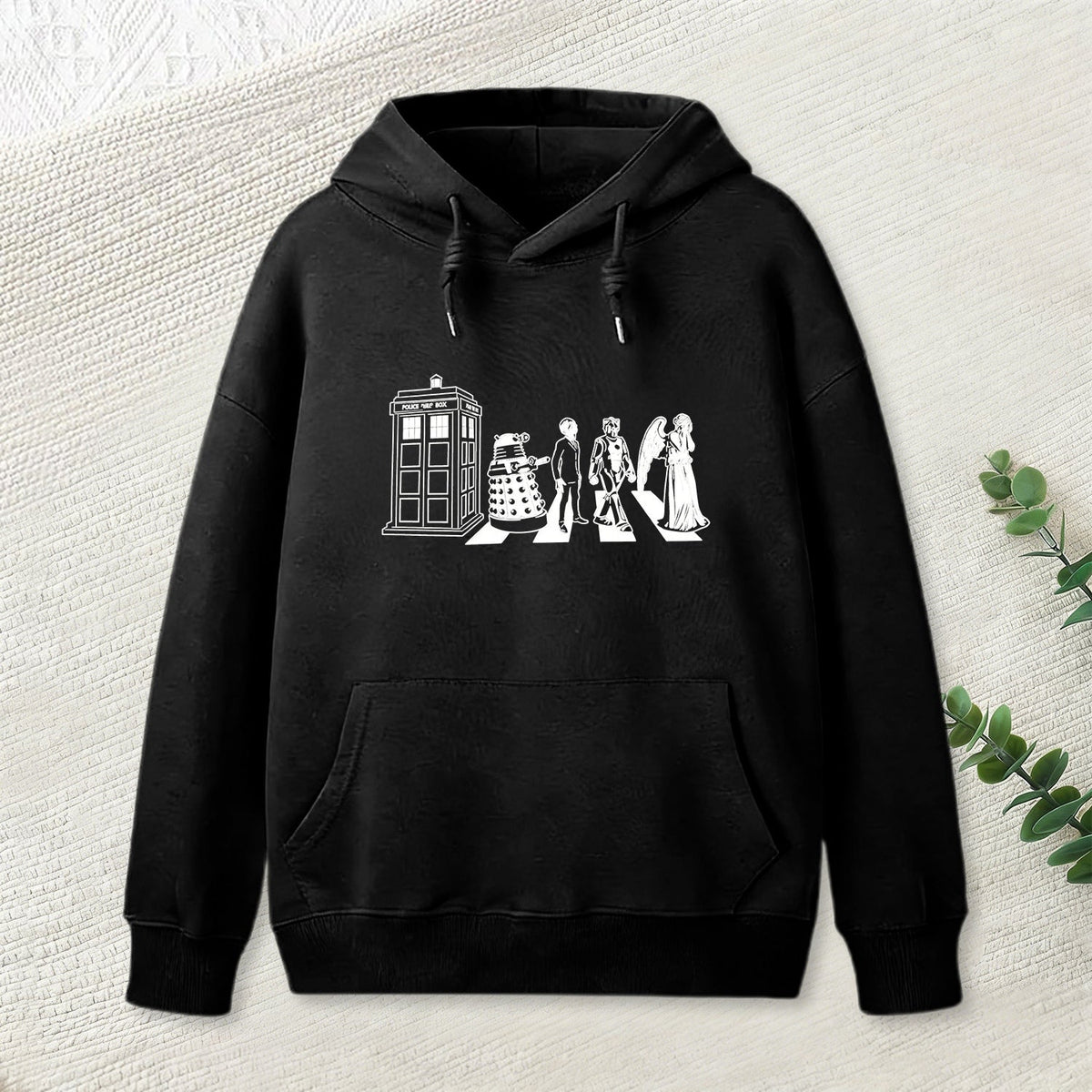 Beatles/dr Who Geek Hoodie