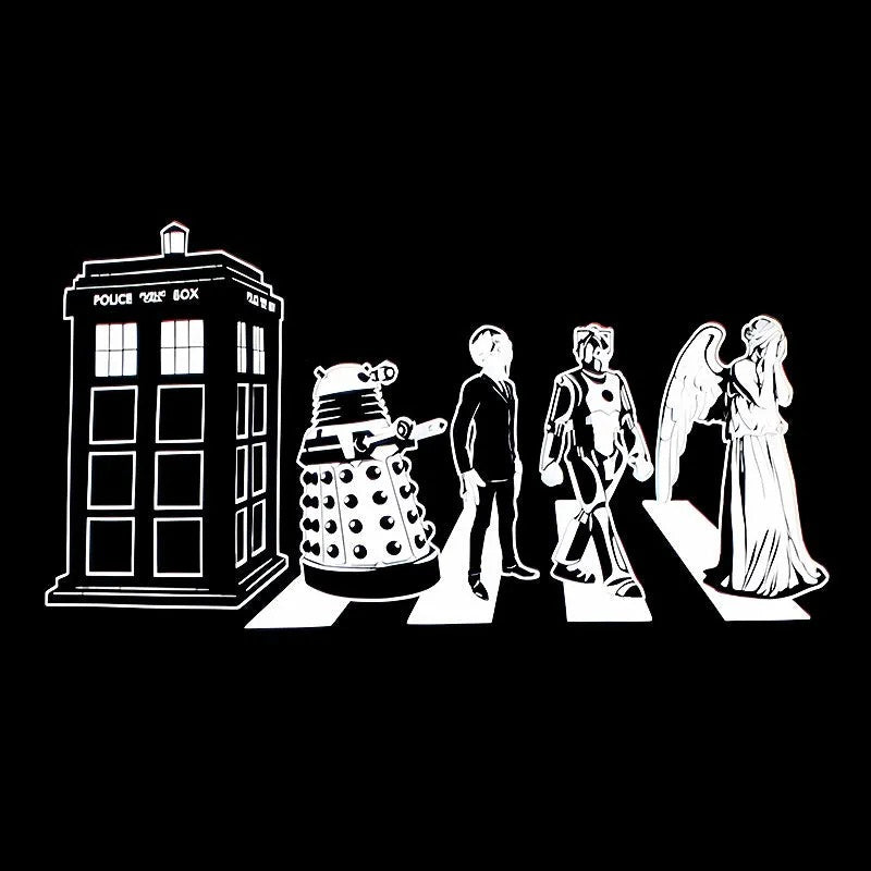 Beatles/dr Who Geek Hoodie