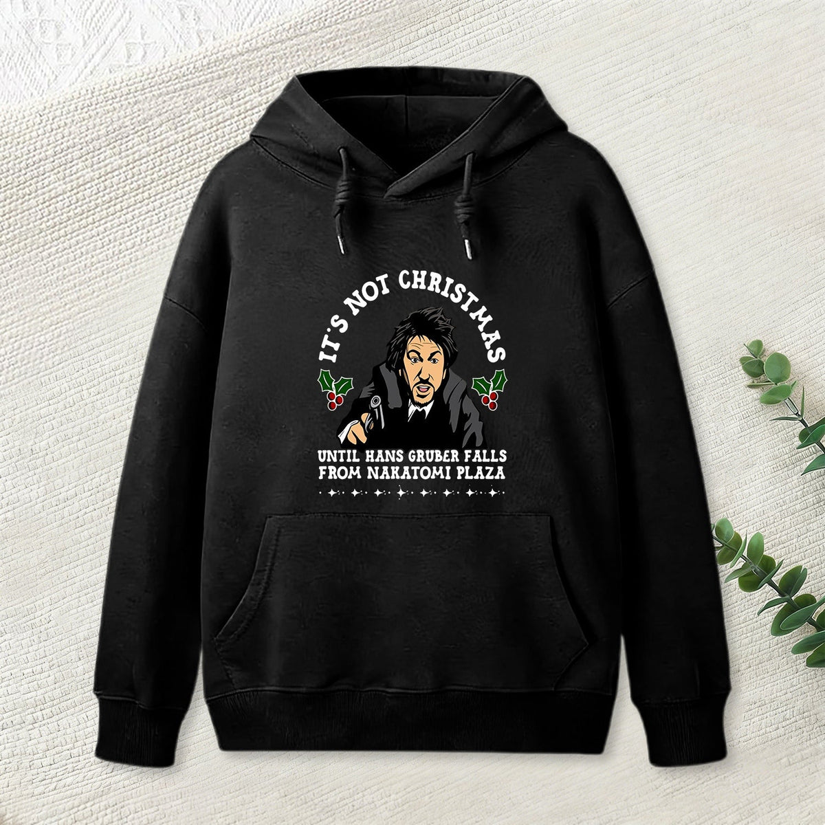 Hans Gruber Christmas Geek Hoodie