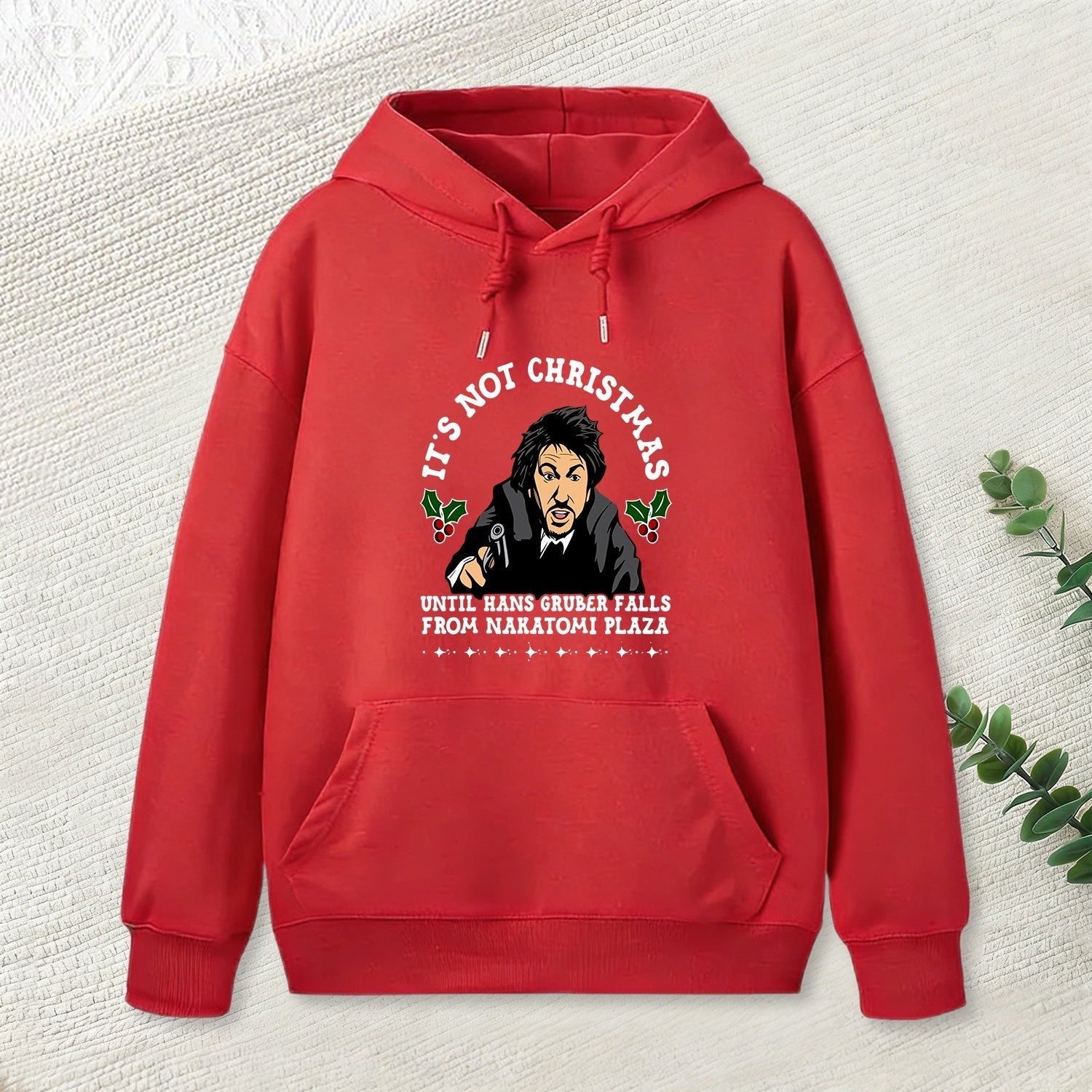 Hans Gruber Christmas Geek Hoodie