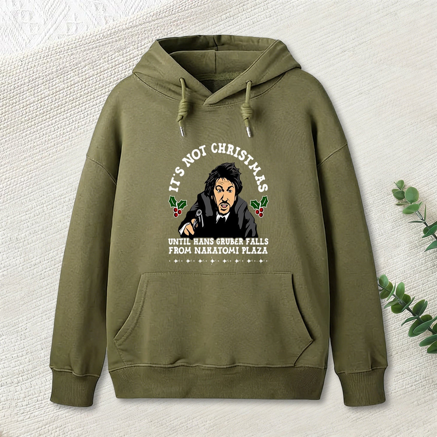 Hans Gruber Christmas Geek Hoodie