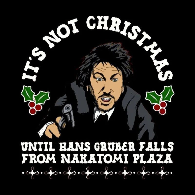 Hans Gruber Christmas Geek Hoodie