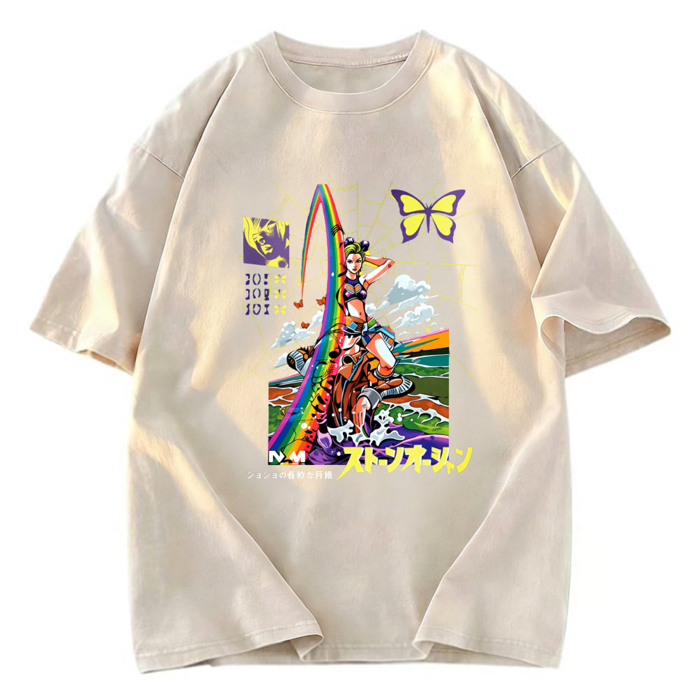 Tokyosol Jojo Bizarre Adventure Washed T-Shirt