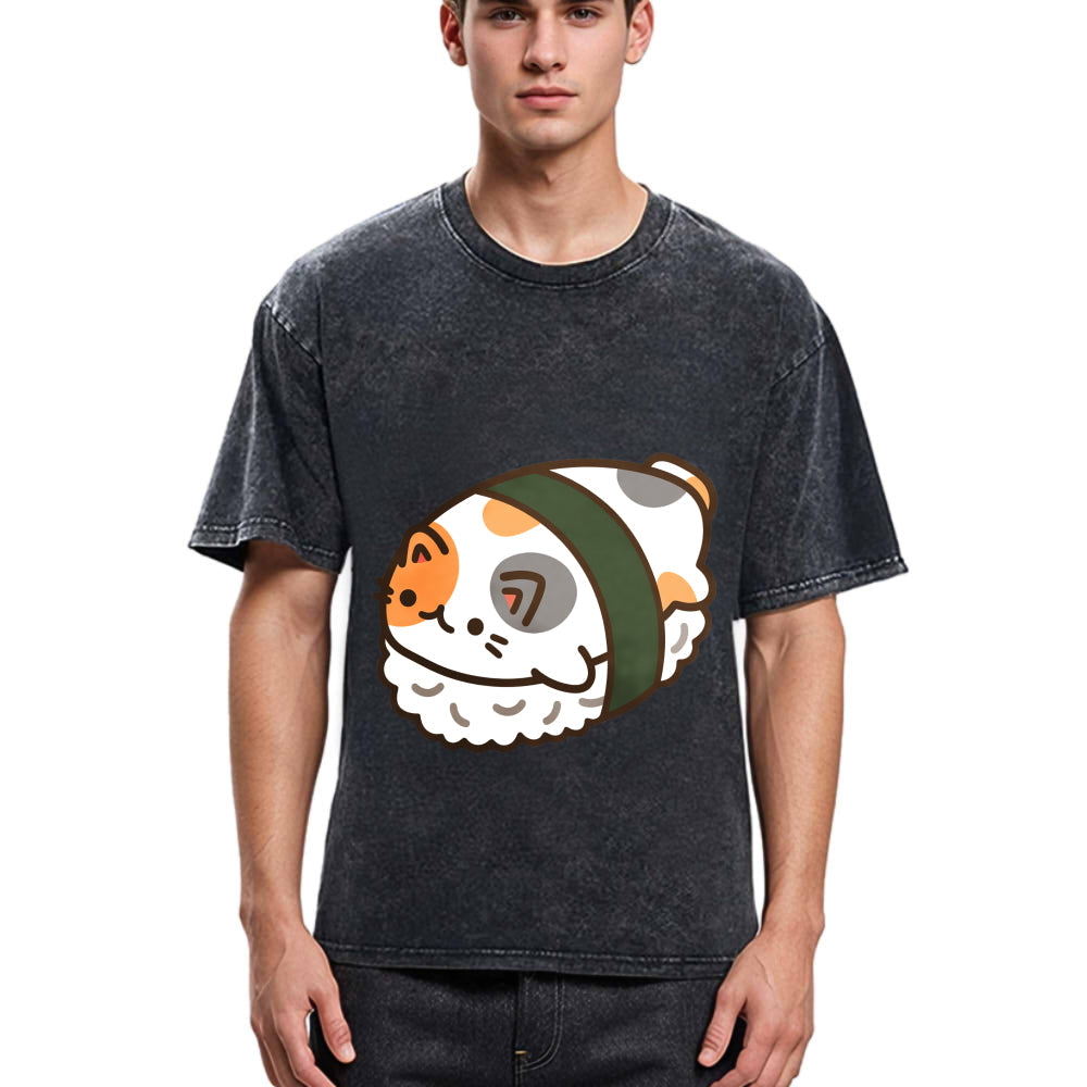 Tokyosol Sushi Pet Calico Cat Classic T-Shirt