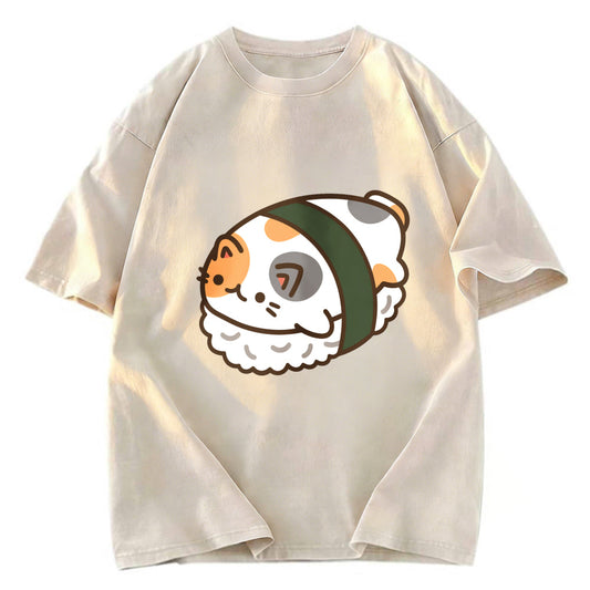 Tokyosol Sushi Pet Calico Cat Classic T-Shirt