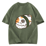 Tokyosol Sushi Pet Calico Cat Classic T-Shirt