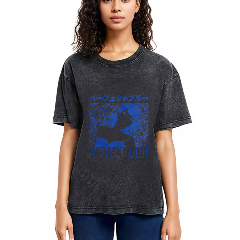 Tokyosol Perfect Blue Washed T-Shirt
