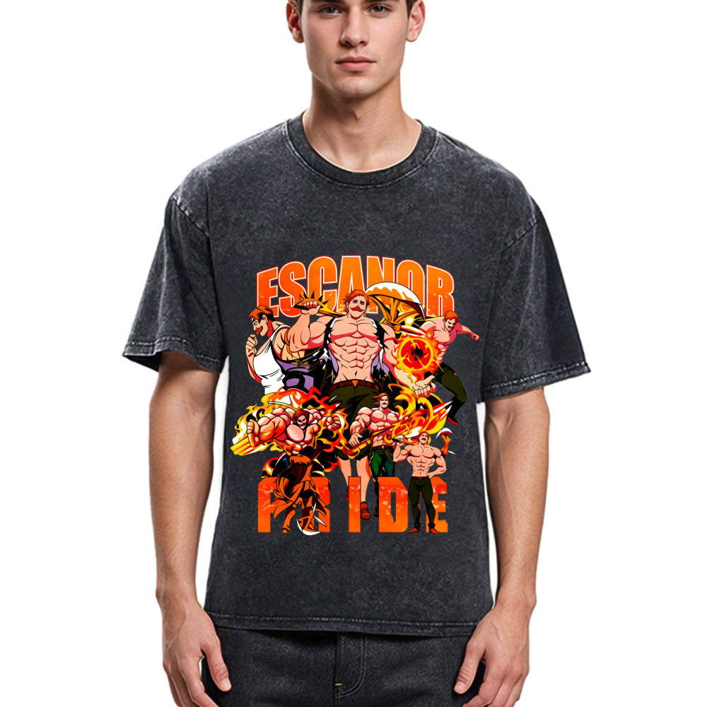 Tokyosol Escanor Lion Sin Washed T-Shirt