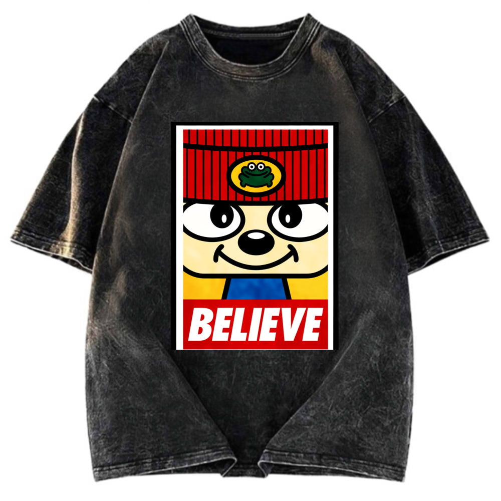 Tokyosol PaRappa the Rapper Believe Washed T-Shirt