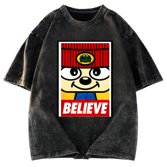 Tokyosol PaRappa the Rapper Believe Washed T-Shirt