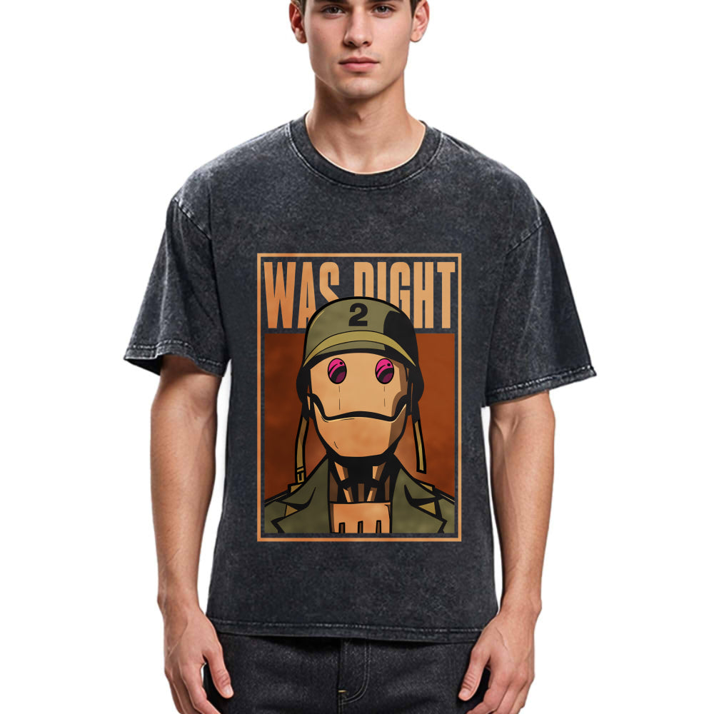 Tokyosol Vintage Ood GI Robot 90s Washed T-Shirt