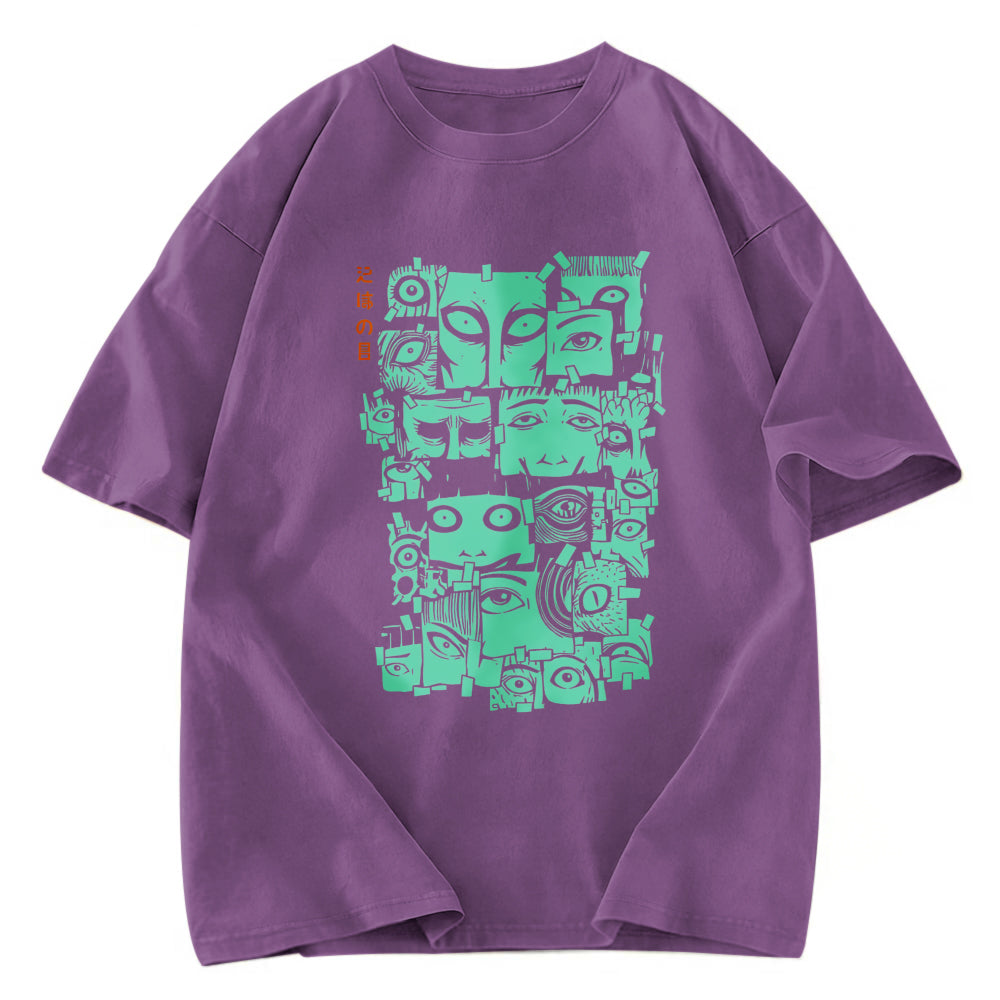 Tokyosol Eyes of Horror Japanese Washed T-Shirt
