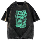 Tokyosol Eyes of Horror Japanese Washed T-Shirt