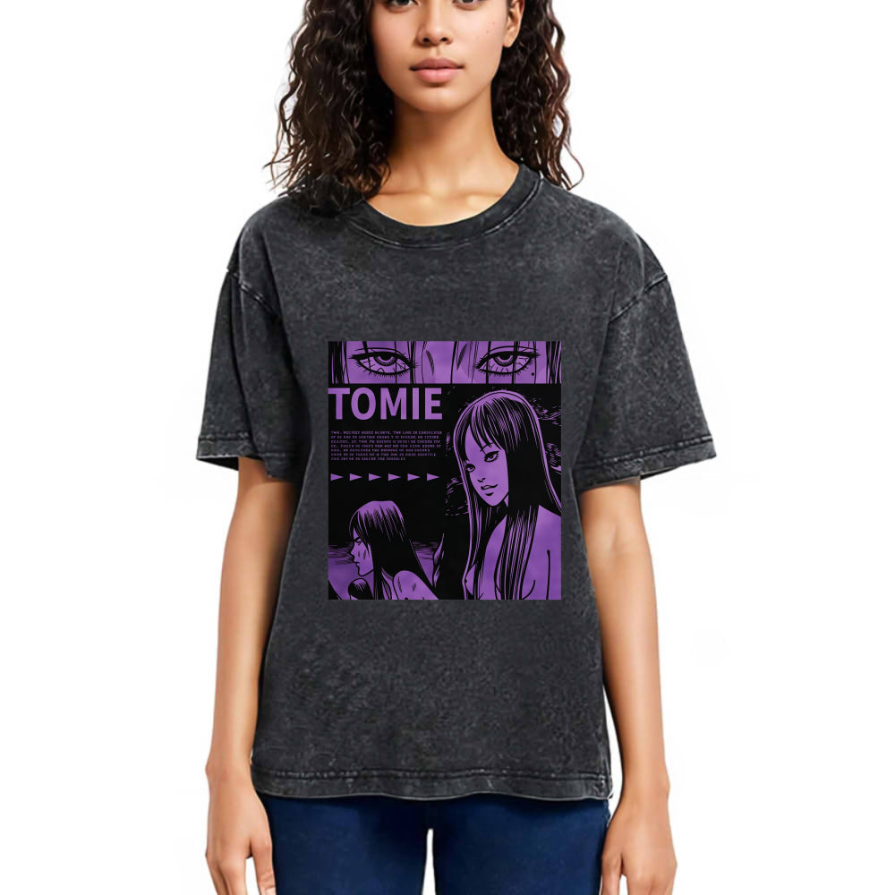 Tokyosol Purple Tomie Washed T-Shirt