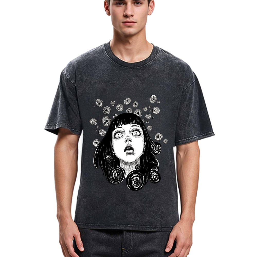 Tokyosol Uzumaki and Tomie Washed T-Shirt