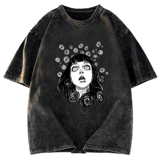 Tokyosol Uzumaki and Tomie Washed T-Shirt