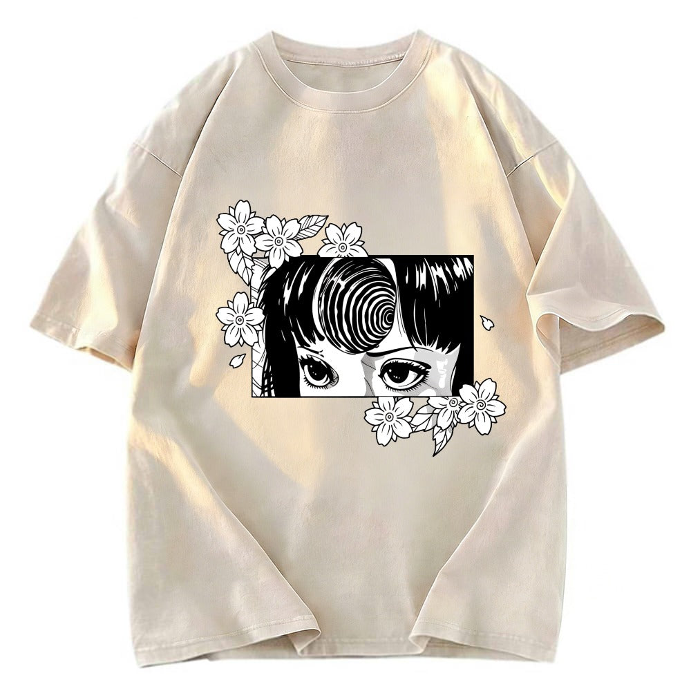 Tokyosol Tomie and Flowers Washed T-Shirt