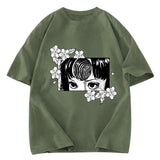 Tokyosol Tomie and Flowers Washed T-Shirt