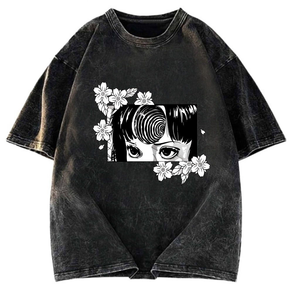 Tokyosol Tomie and Flowers Washed T-Shirt