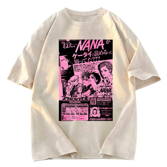 Tokyosol Nana Black Stone Washed T-Shirt
