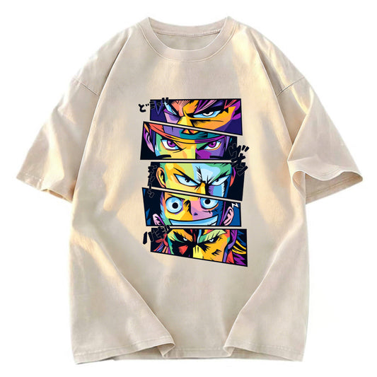 Tokyosol Anime Legends In Pop Art Washed T-Shirt