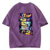 Tokyosol Anime Legends In Pop Art Washed T-Shirt