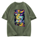 Tokyosol Anime Legends In Pop Art Washed T-Shirt