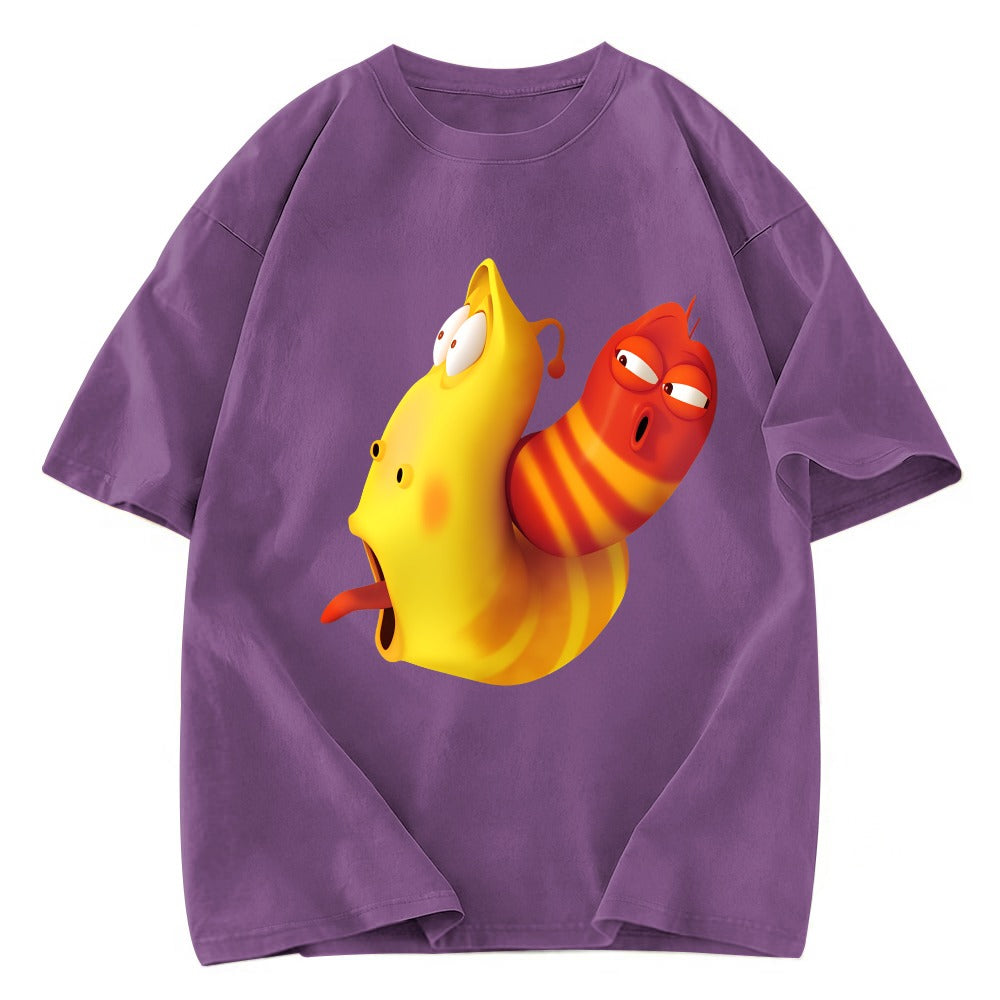 Tokyosol Larve Red and Yellow Washed T-Shirt