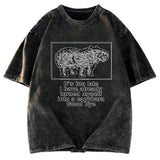Tokyosol I Have Turned Myself Into A Capybara Washed T-Shirt