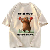 Tokyosol Capybara Lifting Washed T-Shirt