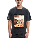 Tokyosol Capybaras Drink Coffee Washed T-Shirt