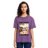 Tokyosol Capybaras Drink Coffee Washed T-Shirt