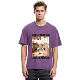 Tokyosol Capybaras Drink Coffee Washed T-Shirt