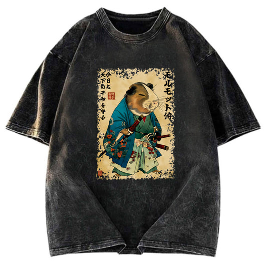 Tokyosol Peacekeeper Guinea Samurai Washed T-Shirt