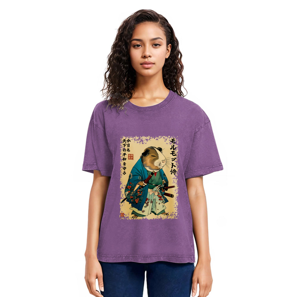Tokyosol Peacekeeper Guinea Samurai Washed T-Shirt