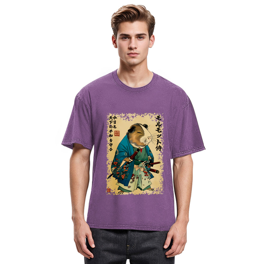 Tokyosol Peacekeeper Guinea Samurai Washed T-Shirt