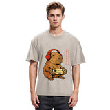 Tokyosol Japanese Gamer Capybara Washed T-Shirt