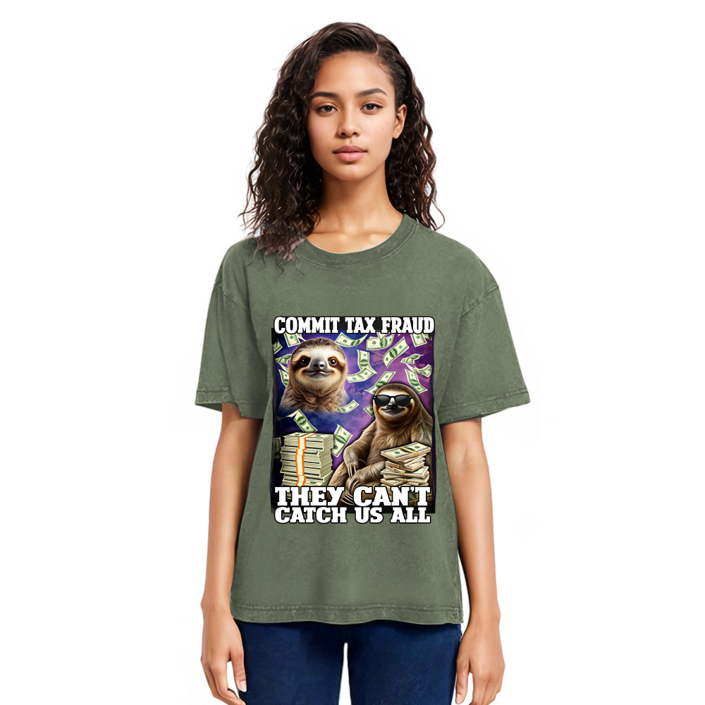 Tokyosol They Cant Catch Us All Washed T-Shirt