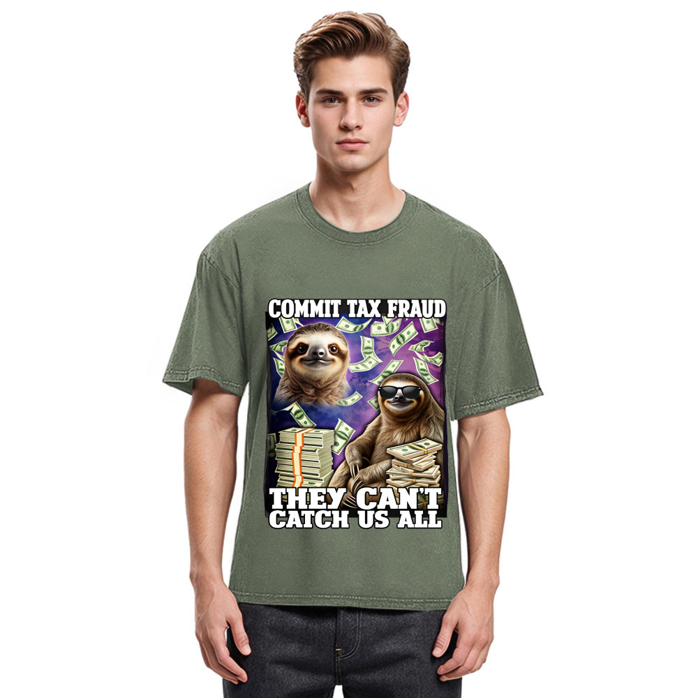 Tokyosol They Cant Catch Us All Washed T-Shirt