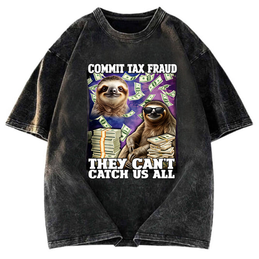 Tokyosol They Cant Catch Us All Washed T-Shirt