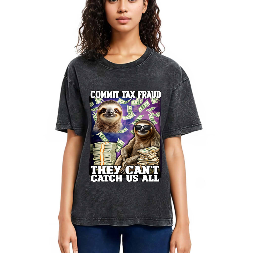 Tokyosol They Cant Catch Us All Washed T-Shirt
