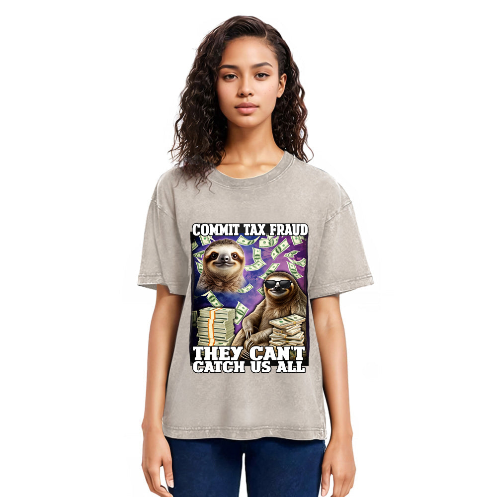 Tokyosol They Cant Catch Us All Washed T-Shirt